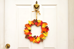 Download Autumn Leaf Wreath&nbsp; - Leaf wreath Collection