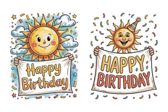 Download Birthday Sea Cartoon Character Clipart - Cartoon Collection