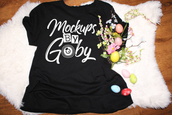 Download Easter Templates, Black T-shirt Mockup - Black Collection