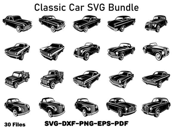 Download Classic Car SVG Bundle - Premium Resources