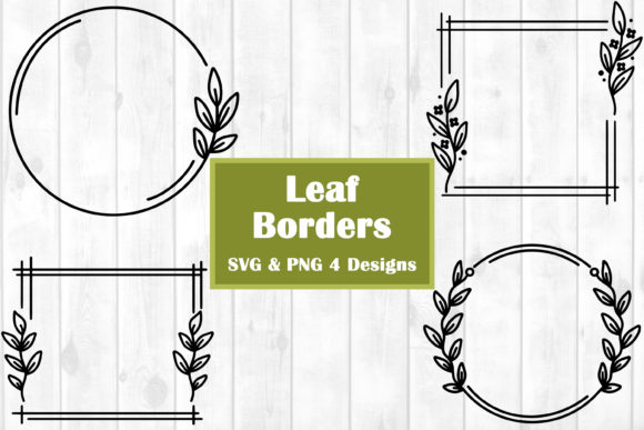 Download Leaf Border SVG, Leaf Wreath SVG, Frame - Leaf wreath Collection